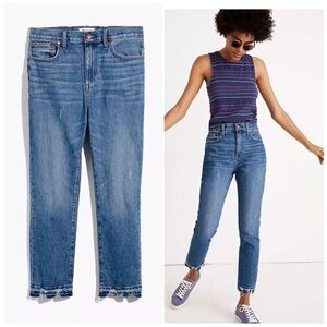 Madewell The High-Rise Slim Boyfriend Jean in Melbourne Wash sz 27